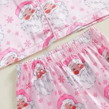 Twopumpkin Toddler Girl Christmas Pajamas, 2-Piece Set