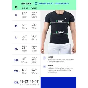 Kewlioo Men's Sauna Suit Shirt - Heat Trapping Sweat Compression Vest, Shapewear Top for Men, Sweat More & Look Great, Gym Workout Exercise Versatile Heat Shaper Jacket (Black, XL)