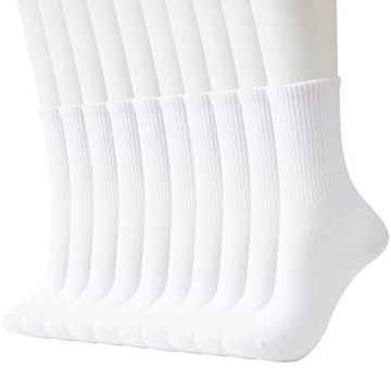 J-BOX Women's 95 Cotton Crew Socks Soft Breathable Durable