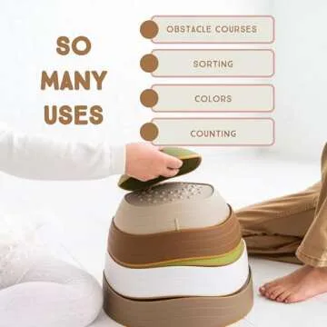 Bouncee Stepping Stones for Kids - Fun Balance Enhancement