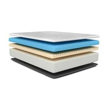Queen Mattress America Revive Gel Memory Foam Mattress Fiberglass Free, 12 Inch , Queen