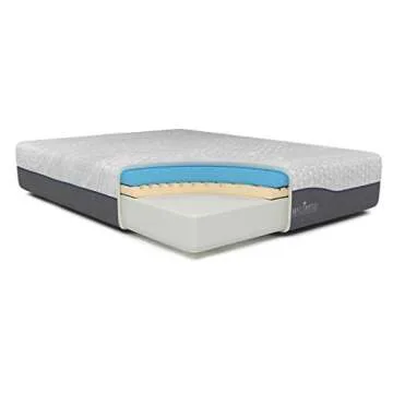 Queen Mattress America Revive Gel Memory Foam Mattress Fiberglass Free, 12 Inch , Queen