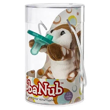 Mary Meyer WubbaNub Pacifier for Infants, 6-Inch Fawn