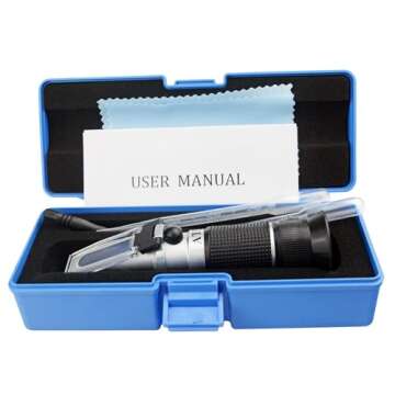 3-in-1 Honey Refractometer for Accurate Brix and Baume Measurements