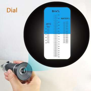 3-in-1 Honey Refractometer for Accurate Brix and Baume Measurements