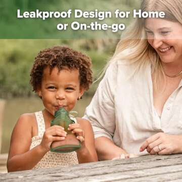 haakaa Baby Food Pouch Refillable Baby Squeeze Silicone Yummy Pouch, Soft Reusable Squeeze Storage Food Pouch for Kids Toddler,Home Made Food Puree,Smoothie Pouch Bag, 4oz, 4 Pack,6m+(Pea Green)