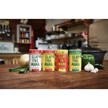 Slap Ya Mama Cajun Seasoning from Louisiana, Original Blend, No MSG and Kosher, 8 Ounce (Pack of 2)