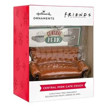 Hallmark Friends Central Perk Cafe Couch Christmas Ornament,Multi Color,0002HCM9510