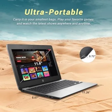 HP Chromebook 11.6" HD Laptop with Intel Celeron N3060