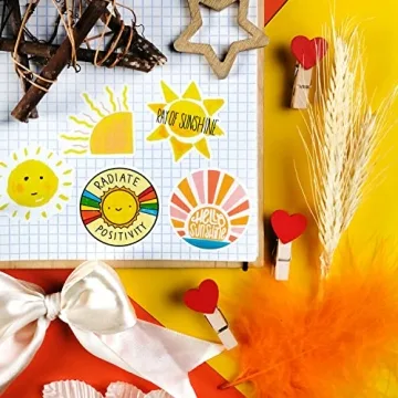 BulbaCraft 100Pcs Sunshine Stickers for Everyone