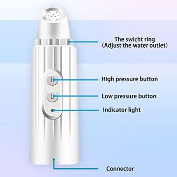 Portable Bidet - LLest Electric Rechargeable Mini Handheld Travel Bidet Sprayer with Travel Bag and ...