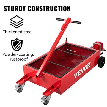 VEVOR Oil Drain Pan 18 Gallon Low Profile with Pump