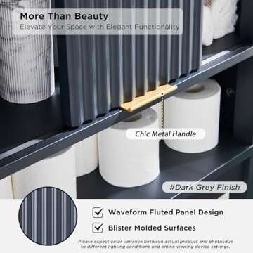 RedLemon Over The Toilet Storage Cabinet for Smart Organization