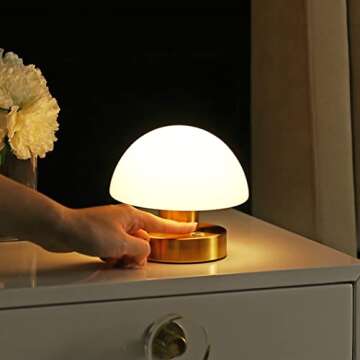 JONATHAN Y JYL7113C Zoe 5.75" Modern Minimalist Iron Rechargeable Integrated LED Table Lamp Contempo...