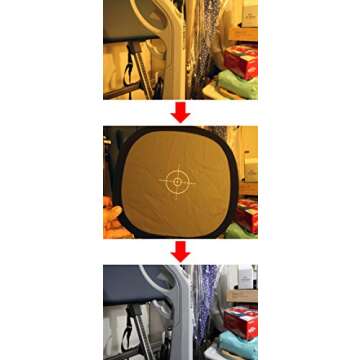 Lightdow 12 x 12 Inch (30 x 30 cm) White Balance 18% Gray Reference Reflector Grey Card with Carry Bag [Folded Version]