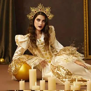 Fantherin Mary Halo Crown for Cosplay and Parties