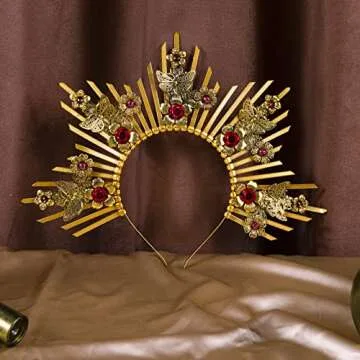 Fantherin Mary Halo Crown for Cosplay and Parties