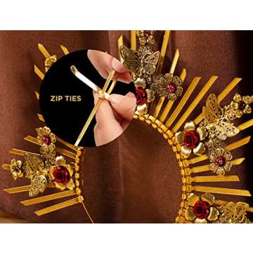 Fantherin Mary Halo Crown for Cosplay and Parties