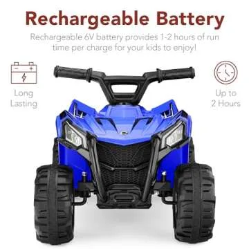 Best Choice 6V Kids Ride-On Quad ATV for Ages 1.5-3