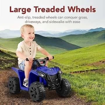 Best Choice 6V Kids Ride-On Quad ATV for Ages 1.5-3