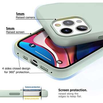 CUCELL iPhone 12 iPhone 12 Pro Case - Durable Mint Green Protection