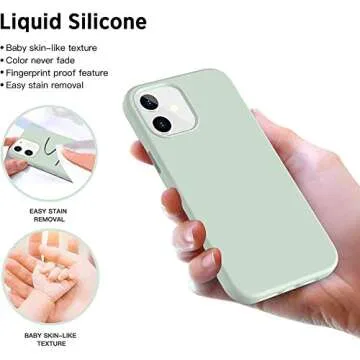 CUCELL iPhone 12 iPhone 12 Pro Case - Durable Mint Green Protection