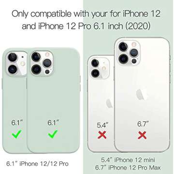 CUCELL iPhone 12 iPhone 12 Pro Case - Durable Mint Green Protection