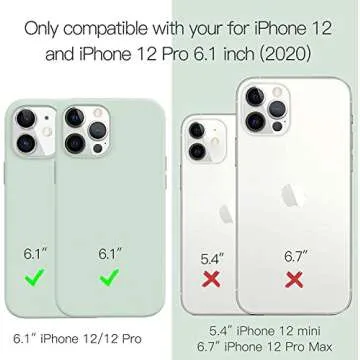 CUCELL iPhone 12 iPhone 12 Pro Case - Durable Mint Green Protection