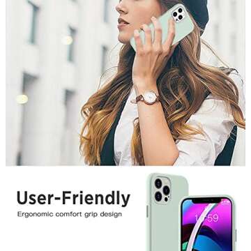 CUCELL iPhone 12 iPhone 12 Pro Case - Durable Mint Green Protection