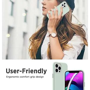 CUCELL iPhone 12 iPhone 12 Pro Case - Durable Mint Green Protection