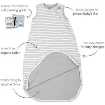 Woolino Baby Sleep Sack for Year-Round Comfort