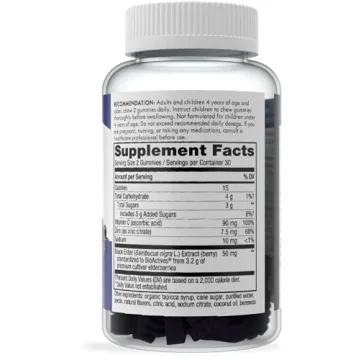 Sambucus Elderberry Immune Gummies for Kids & Adults