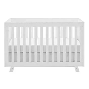 Storkcraft Beckett Convertible Crib (White) – Converts from Baby Crib to Toddler Bed and Daybed, Fits Standard Full-Size Crib Mattress, Adjustable Mattress Support Base