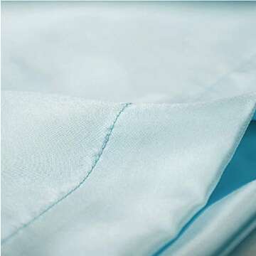 Satin Pillowcase for Hair and Skin Silk Pillow Case 2 Pack, Standard, Queen, and King Size, Slip Cooling Set of 2 with Envelope Enclosure