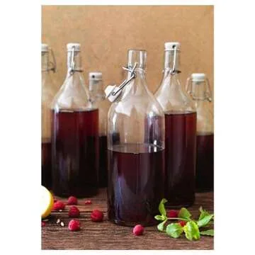 IKEA Korken Bottle With Stopper, Clear Glass