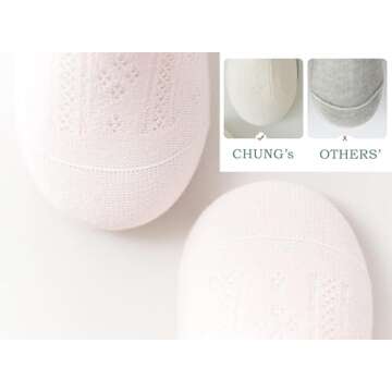 CHUNG Baby Toddler Girls Princess Cotton Frilly Socks Lace Ruffle Pack of 4/5/6 Thin Mesh Summer for Dress (S,3-12M, 6pk Lace)