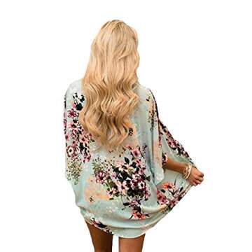 Stylish Women's Floral Kimono Cardigan for All Seasons