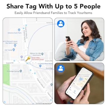 Air Tags 4-Pack Bluetooth Trackers for iOS Devices