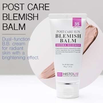 HISTOLAB Blemish Balm Best BB Cream Korean Food For Face Blemish Skin Care Healer (Post Laser Sun BB...