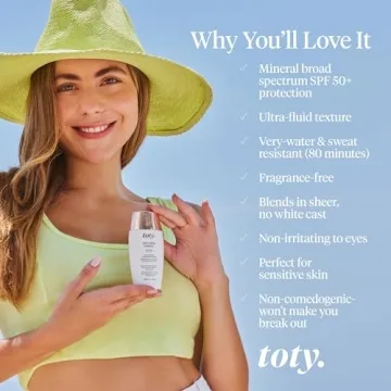 toty Solaria Mineral SPF 50+ Antioxidant Sunscreen Serum