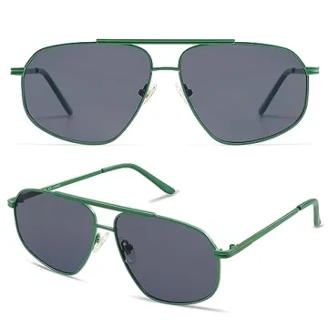SOJOS Retro Aviator Sunglasses UV400 Protection Vintage Style