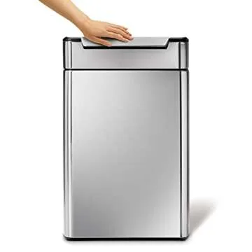 simplehuman 48 Liter Kitchen Dual Compartment Trash Can
