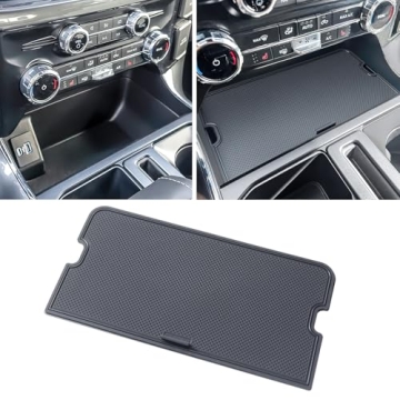 Upgrade Center Console Organizer Compartment Cover for 2021-2024 2025 Ford F150 Accessories Interior...