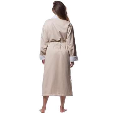 Turquaz Robes for Women - Luxury Warm and Heavy Plush Lined Bathrobe, Microterry, Cozy & Elegant Womens Robe