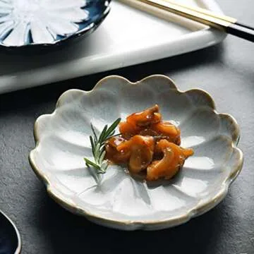 Amosfun Ceramic Dipping Dishes for Home & Restaurant