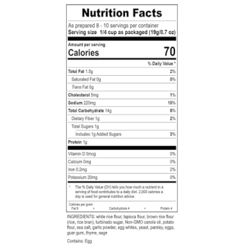 Aleia’s Gluten Free Savory Stuffing Mix – 10 oz (2 Pack) – Classic Side Dish for Special Diets...