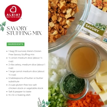 Aleia’s Gluten Free Savory Stuffing Mix - Healthy & Delicious