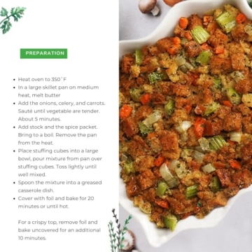 Aleia’s Gluten Free Savory Stuffing Mix - Healthy & Delicious