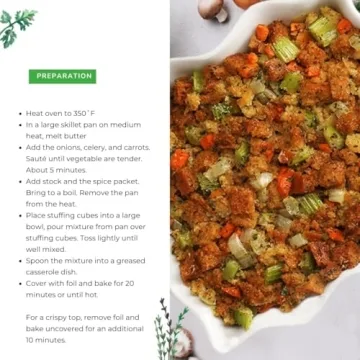 Aleia’s Gluten Free Savory Stuffing Mix - Healthy & Delicious
