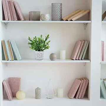 Winlyn Set of 2 Faux Potted Eucalyptus Plants in Pots